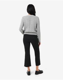Forcast - Alison Cropped Flare Pants