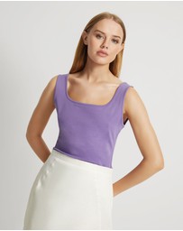 Oxford - Agatha Square Neck Tank