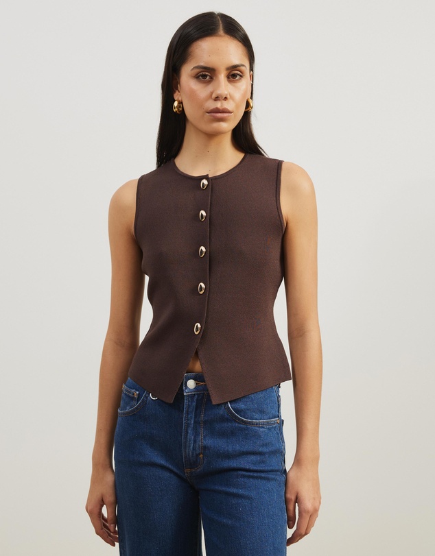 Atmos&Here - Bella Compact Knit Vest