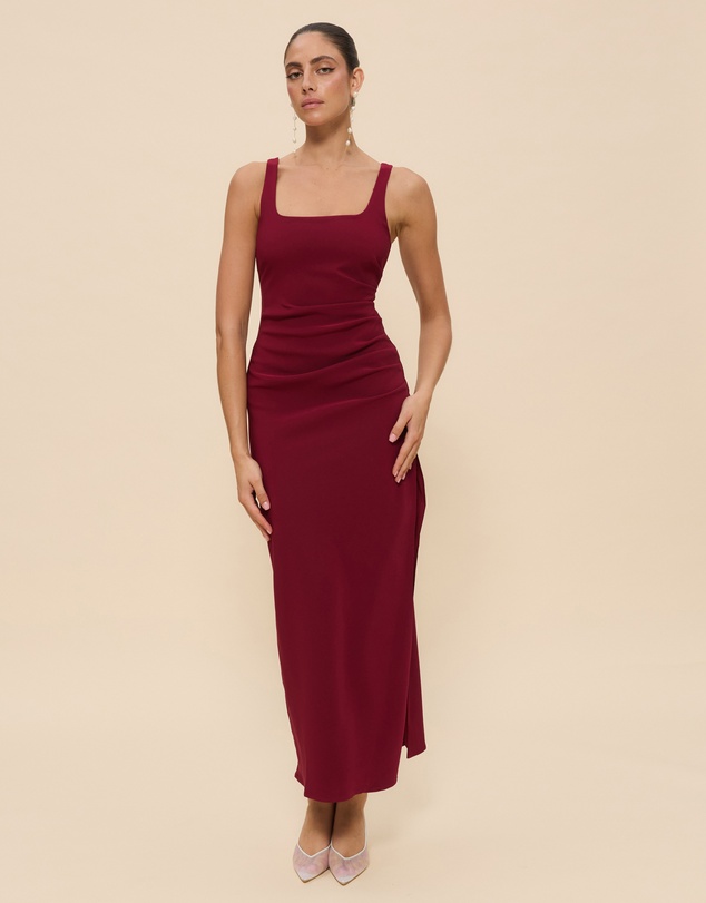 CHANCERY - Eloise Cross Front Square Neck Dress