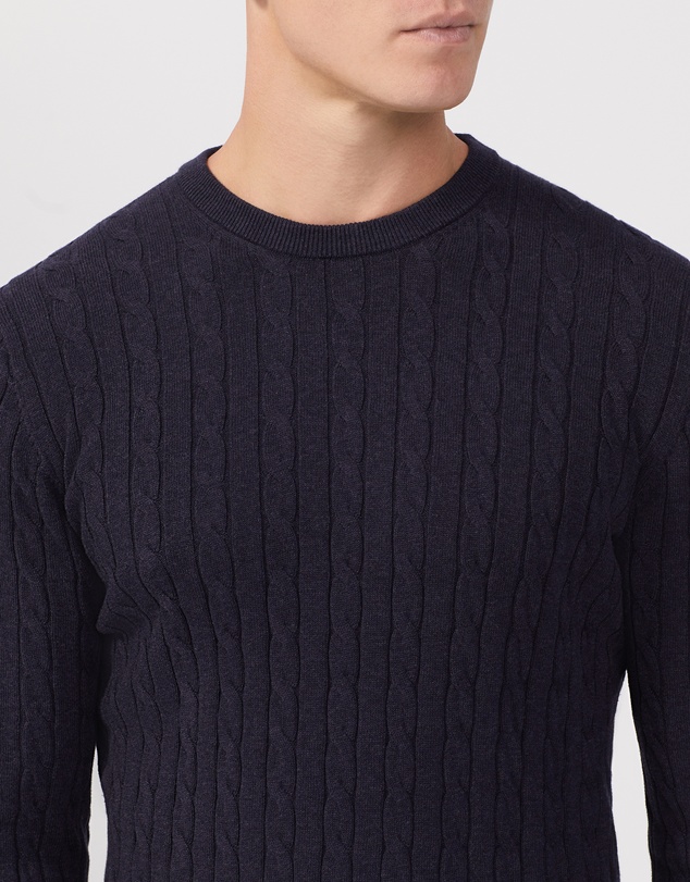 Van Heusen - Cotton Cable Knit Sweater
