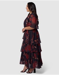 Pink Dusk by Curve Project - Hypnotic Maxi Dress