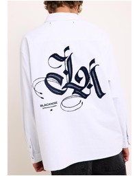 Black Noise White Rain - La Long Sleeve Shirt