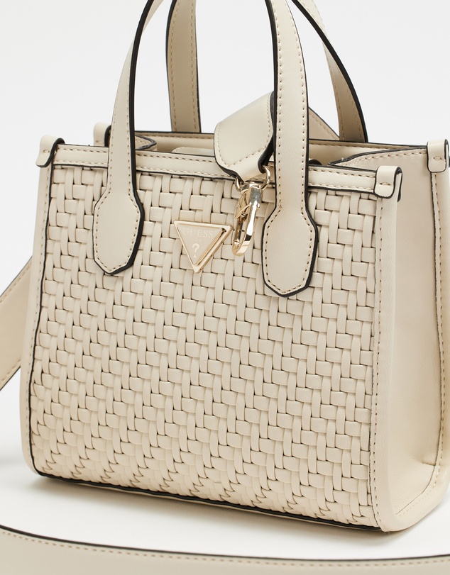 GUESS - Silvana Woven Mini Tote Bag