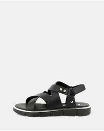DKNY - Strappy Flat Sandals - Kids-Teens