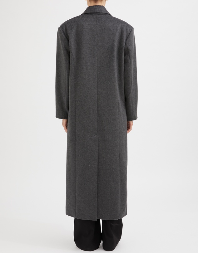 FRIEND of AUDREY - The Double Breasted Longline Wool Coat