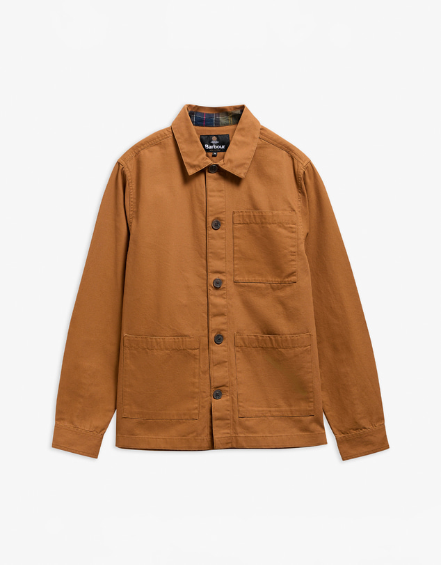 Barbour - Barbour Tartan Trimmed Washed Overshirt