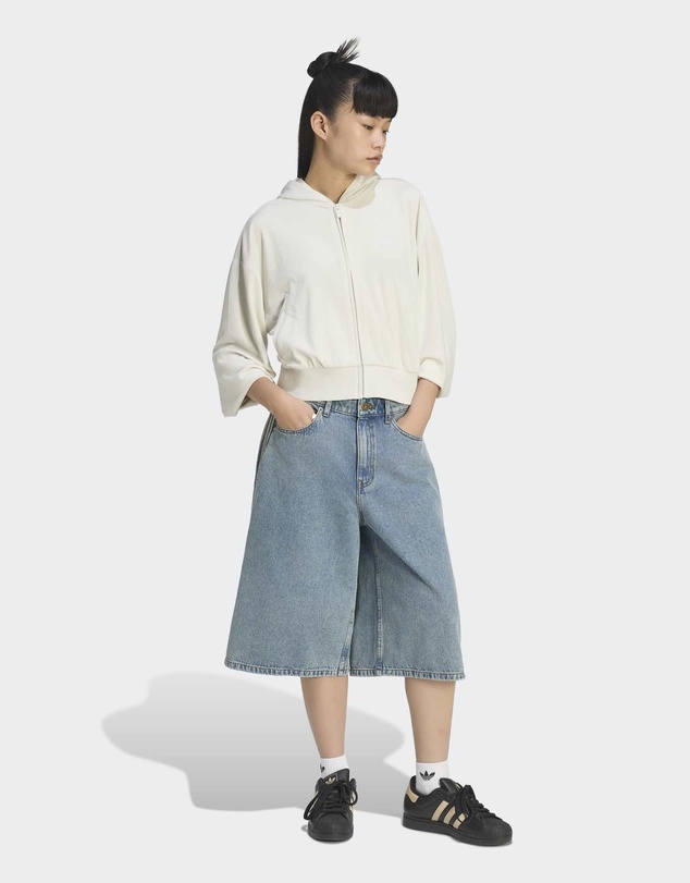 adidas Originals - Mid Rise Denim Jorts Womens