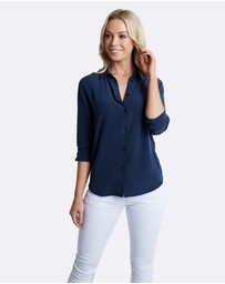 The Fable - Deep Sea Silk Shirt