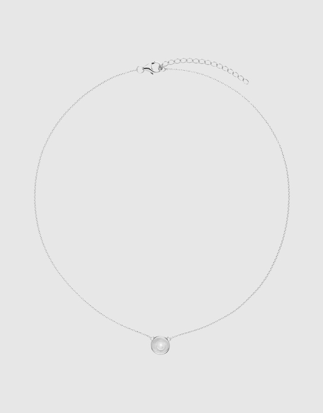 Najo - Capri Silver and Pearl Necklace