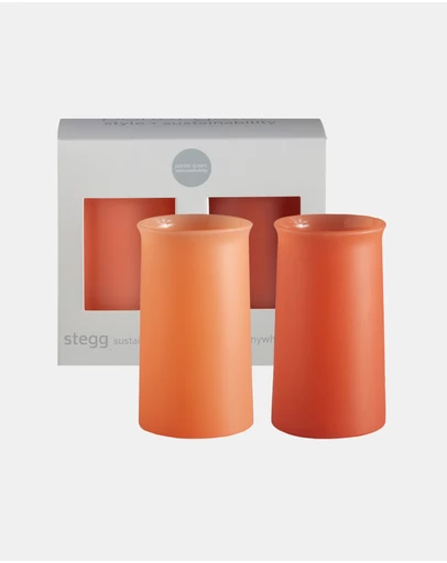 porter green - stegg | silicone unbreakable highball glasses