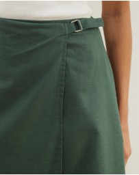 Atmos&Here - Zadie Mini Wrap Buckle Skirt