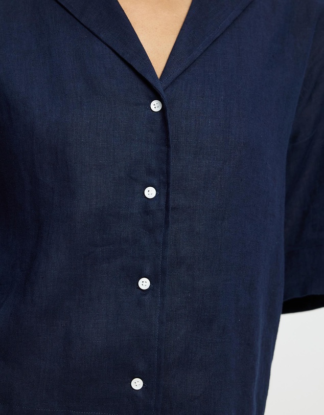 White By FTL - Bay Linen Shirt