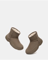 EVERAU - Australian Shepherd Ugg Salma Mini Cow Suede Upper UGG Boots