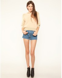 Nobody Denim - High Boy Shorts - Adele
