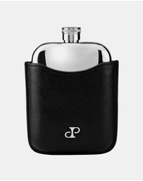 Wolf - Wolf Philipp Hip Flask With Cover Black