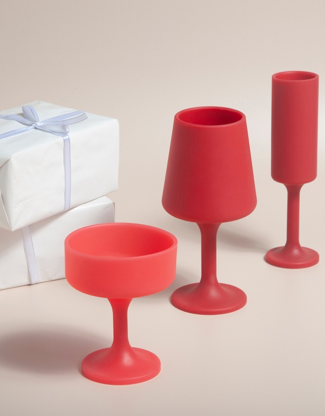 porter green - mecc | silicone unbreakable cocktail glasses