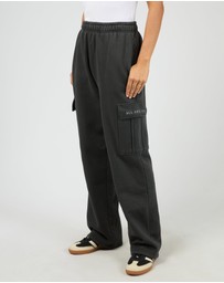 All About Eve - Aae Washed Cargo Trackpant Washed Black