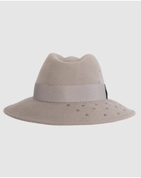 Max Alexander - Winter Felt Grey Fedora Hat