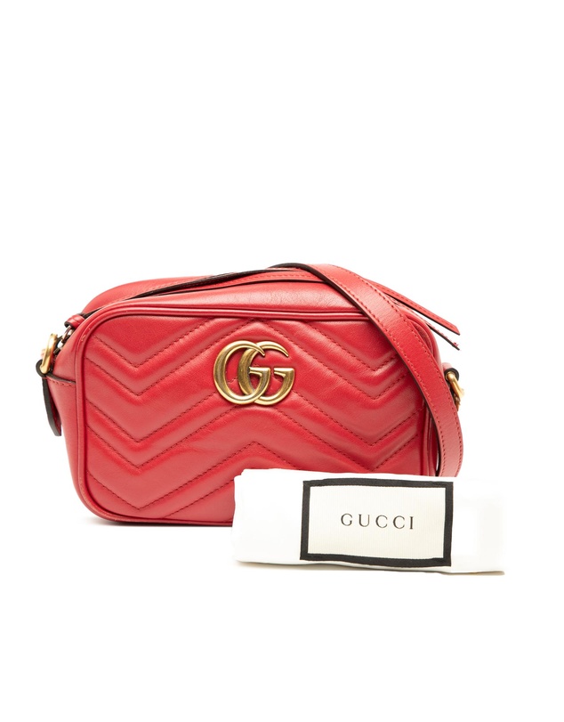 Pre-Loved by Azura Reborn - Pre-Loved Mini GG Marmont Matelasse Leather Crossbody