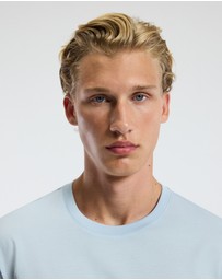 Calibre - Mercerised Crew T-shirt Pale Blue