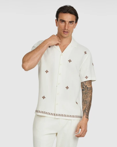 Tarocash - Leandro Embroidered Shirt