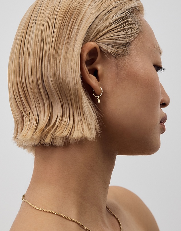 SAINT VALENTINE - Indi Mini Hoops - Gold - ICONIC EXCLUSIVE
