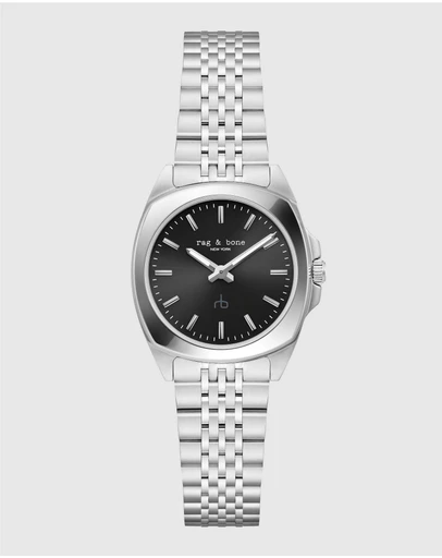 rag & bone - Rag & Bone Bleeker Silver-Tone Analogue Watch