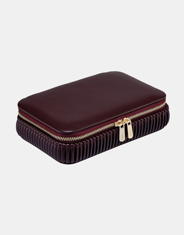 Wolf - Wolf Bella Travel Zip Case Bordeaux