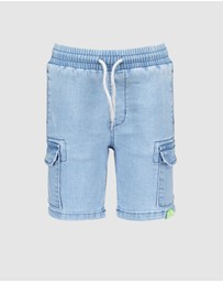 B.Nosy - Denim Shorts With Pockets - Kids-Teens