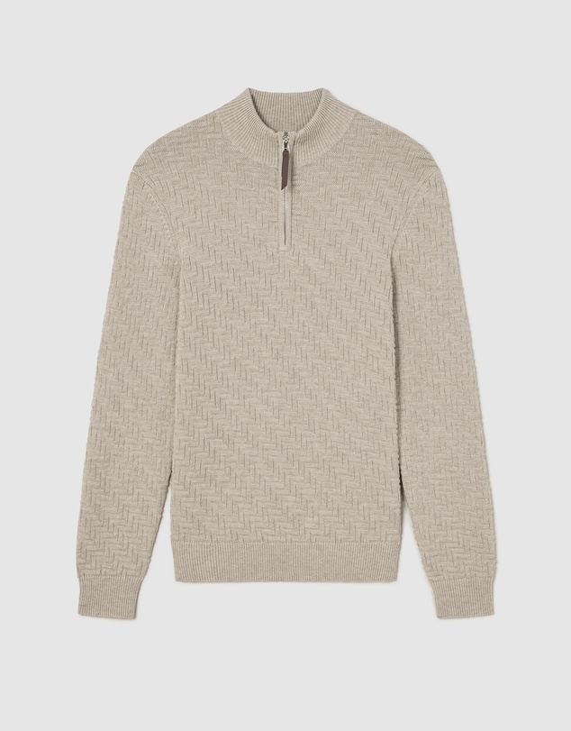 Politix - Barker Quarter Zip Knit
