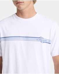 Quiksilver - Mens Line Up Stripe T-Shirt