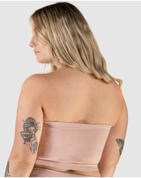 B Free Intimate Apparel - Full Bust Bamboo Strapless Maternity & Nursing Wire Free ﻿Bra (DD-E-F-G-H) Cup