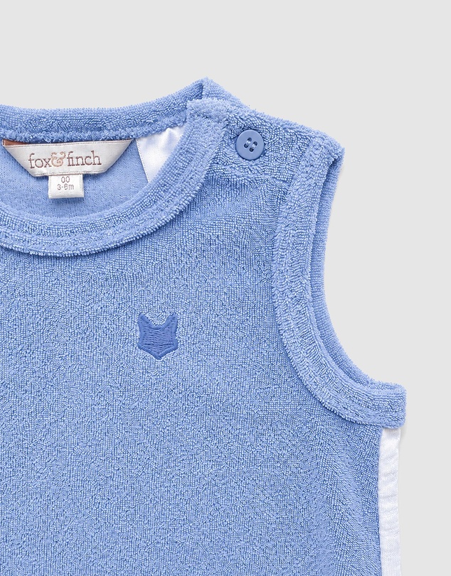 Fox & Finch - Organic Terry Stripe Bodysuit - Babies