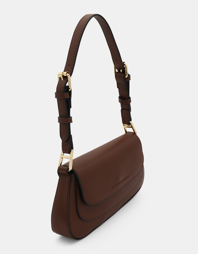 Morgan & Taylor - Hailey Shoulder Bag in Chocolate Brown