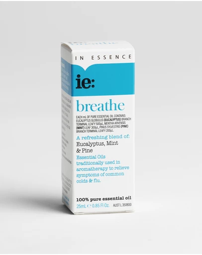In Essence - In Essence ie: Breathe Essential Oil Blend 25mL