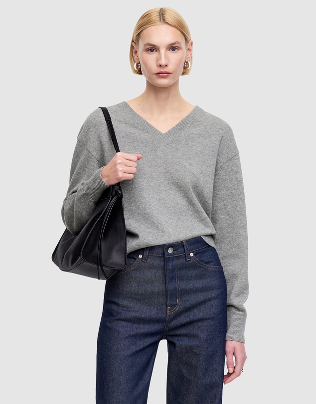 ARKET - Cotton-Wool V-Neck Jumper