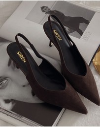 Siren - Yory Slingback Kitten Heels