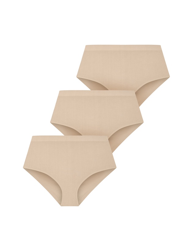City Chic - Smooth & Chic Seamless 3 Pack Full Brief