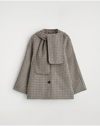 COS - Double-Faced Wool Scarf Jacket