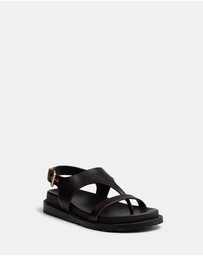 Wittner - Anina Pebble Leather Footbed Sandals