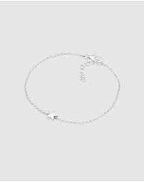 Elli Jewelry - Bracelet Chain Astro Star Pendant Basic in 925 Sterling Silver
