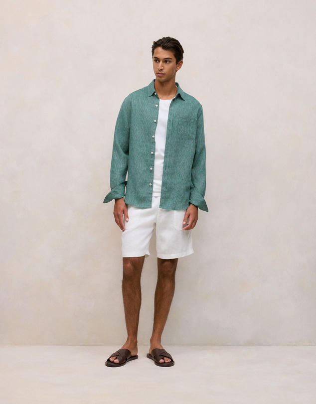 Trenery - Cotton Jersey Crew T-shirt in White