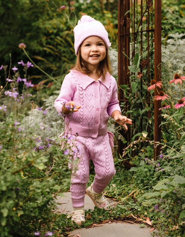 Fleur Harris - 'Days of Enchantment' Heart Legging in Lilac