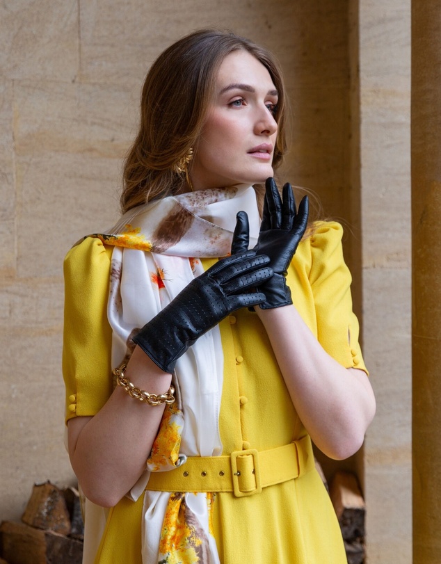 DENTS - Perforated Leather Gloves