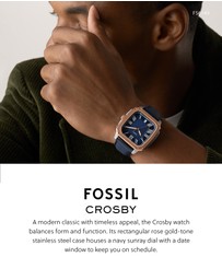 Fossil - Crosby Blue Analogue Watch