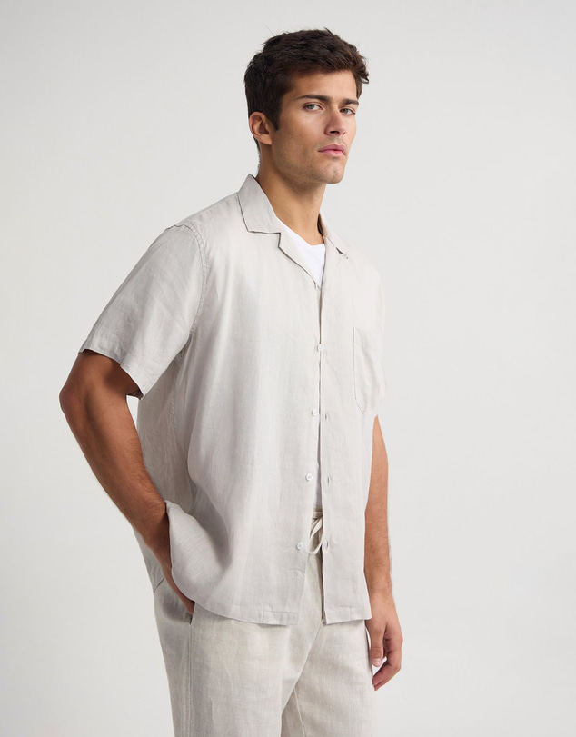 Oxford - Griffin French Linen Short Sleeve Shirt