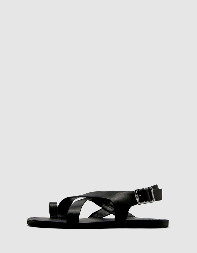 Brie Leon - Everyday Flat Sandal - Corn Leather
