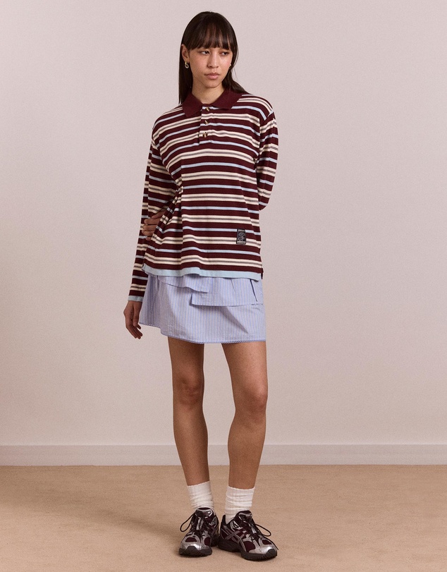 Damson Madder - Noah Cinch Layered Rugby