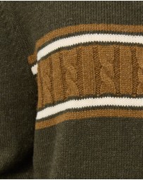 Rhythm - Mohair Stripe Knit Jumper